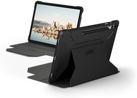 , UAG Designed for Samsung Galaxy Tab S9 Extremely Case 14.6&#8243; 2023 SM-X910 Metropolis SE Black, Multi-Angle Kickstand Folio with Auto Wake/Sleep &#038; S Pen Holder Rugged Protecting Cowl by URBAN ARMOR GEAR