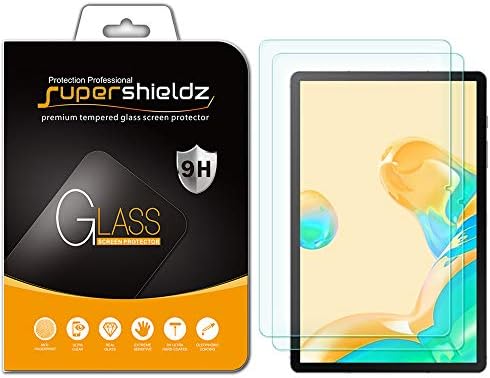 , Supershieldz (2 Pack) Designed for Samsung Galaxy Tab S8 Plus/Galaxy Tab S7 FE/Galaxy Tab S7 Plus (12.4 inch) Display screen Protector, [Tempered Glass] Anti Scratch, Bubble Free