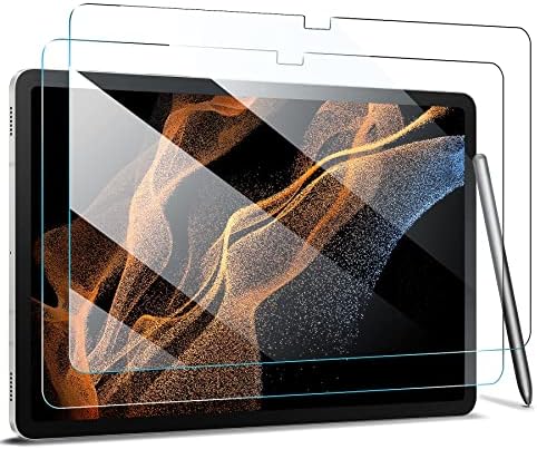 , ZtotopCases [2 Pack] Display Protector for Samsung Galaxy Tab S9 Extremely/S8 Extremely 14.6 Inch 2023/2022 (SM-X900/SM-X906/‎SM-X910N/SM-X916B), Simple Set up/Anti-Scratch/Excessive Definition/9H Hardness Tempered Glass Movie