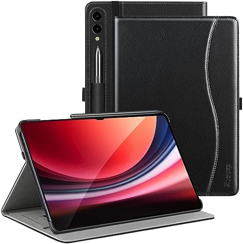 , Ztotop for Samsung Galaxy Tab S9 Extremely 2023/S8 Extremely 2022 Case,14.6&#8243; Premium PU Leather-based Cowl with S Pen Holder,Entrance Pocket/A number of Angles for Galaxy S8/S9 Extremely Pill SM-X910/X916B/X900/X906-Black