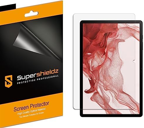 , Supershieldz (3 Pack) Designed for Samsung Galaxy Tab S9 (11 inch) / Tab S9 FE (10.9 inch) Display screen Protector, Excessive Definition Clear Defend (PET)